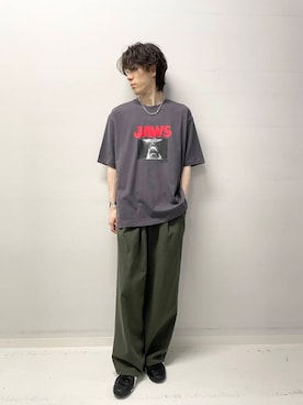 「アイテム（チノパンツ）」を使った、Renさん（メンズ・174cm）の夏コーディネート