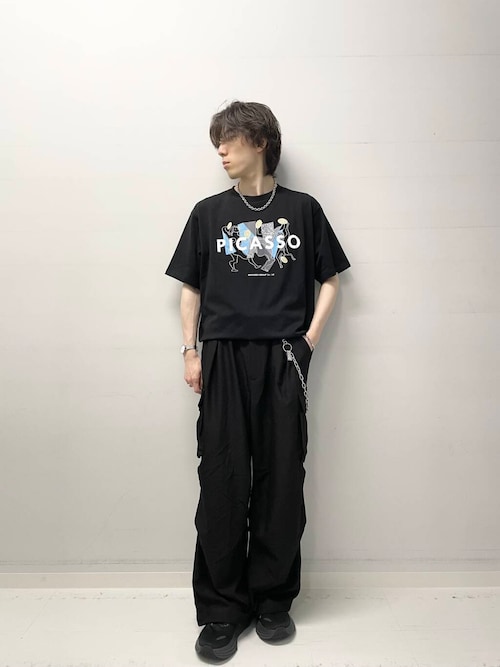 『ユニセックス』ワイドカーゴパンツ