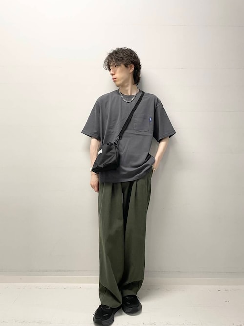 『WEB限定』『ユニセックス』ピスネーム付きポケットショートスリーブTシャツ
