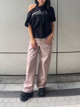 藤原怜菜さん(レディース・157cm)の夏コーディネート
