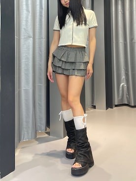 藤原怜菜さん（レディース・157cm）の夏コーディネート