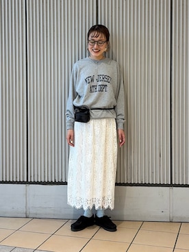 「URBAN RESEARCH DOORS(アーバンリサーチドアーズ)のアイテム(スカート)」を使った、mayouedaさん(レディース・156cm)の秋コーディネート