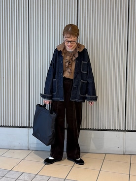 「URBAN RESEARCH DOORS(アーバンリサーチドアーズ)のアイテム(バッグ)」を使った、mayouedaさん(レディース・156cm)の秋コーディネート