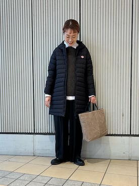 「アイテム（テーラードジャケット）」を使った、mayouedaさん（レディース・156cm）の冬コーディネート