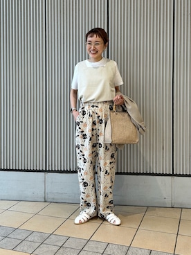 「アイテム（アクセサリー）」を使った、mayouedaさん（レディース・156cm）の春コーディネート