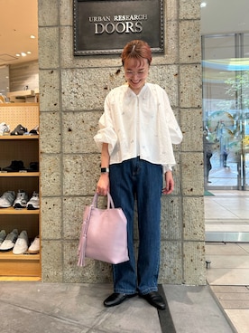 「URBAN RESEARCH DOORS（アーバンリサーチドアーズ）のアイテム」を使った、mayouedaさん（レディース・156cm）の夏コーディネート