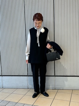 mayouedaさん（レディース・156cm）の冬コーディネート