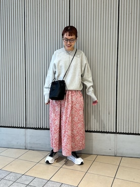 「かぐれ（カグレ）のアイテム」を使った、mayouedaさん（レディース・156cm）の春コーディネート