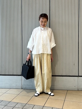 「かぐれ（カグレ）のアイテム」を使った、mayouedaさん（レディース・156cm）の春コーディネート