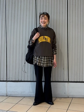 「FORK&SPOON（フォークアンドスプーン）のアイテム」を使った、mayouedaさん（レディース・156cm）の秋コーディネート