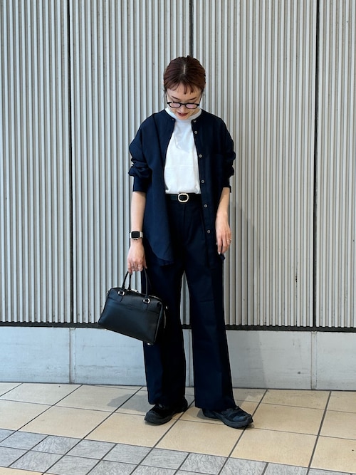 新品タグ付◉ 『UR TECH』バンドカラーシャツ　かぐれ　DOORS URBAN RESEARCH DOORS（アーバンリサーチドアーズ） ブラウス シャツ