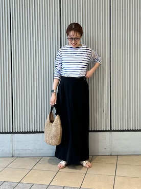 「RODE SKO（ロデスコ）のアイテム」を使った、mayouedaさん（レディース・156cm）の夏コーディネート