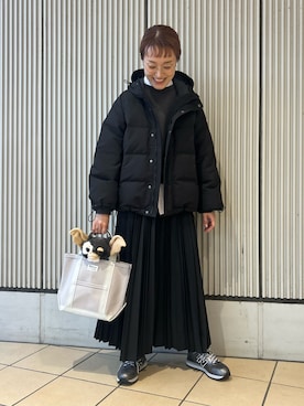 「アイテム（その他雑貨）」を使った、mayouedaさん（レディース・156cm）の冬コーディネート