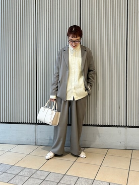 「かぐれ（カグレ）のアイテム」を使った、mayouedaさん（レディース・156cm）の春コーディネート