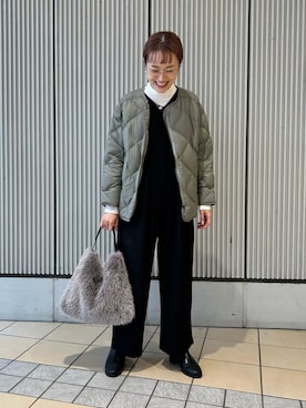 「RODE SKO（ロデスコ）のアイテム」を使った、mayouedaさん（レディース・156cm）の秋コーディネート
