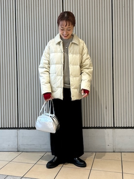 「アイテム（その他アウター）」を使った、mayouedaさん（レディース・156cm）の秋コーディネート