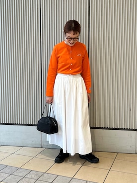 「フレアスカート」｜mayouedaさん（レディース・156cm）の春コーディネート