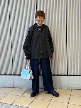 「SMELLY（スメリー）のアイテム」を使った、mayouedaさん（レディース・156cm）の冬コーディネート