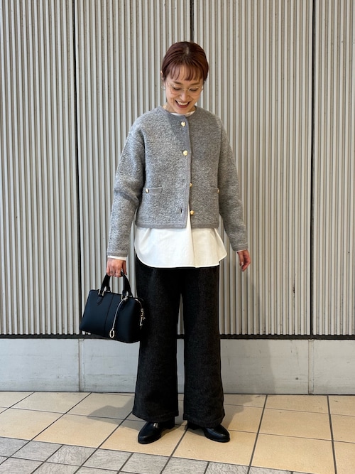 セール】ノーカラーニットカーディガン（カーディガン/ボレロ）｜URBAN