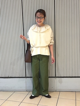 「URBAN RESEARCH DOORS(アーバンリサーチドアーズ)のアイテム(ハンドバッグ)」を使った、mayouedaさん(レディース・156cm)の秋コーディネート