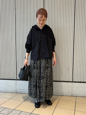 「アイテム（ハンドバッグ）」を使った、mayouedaさん（レディース・156cm）の秋コーディネート