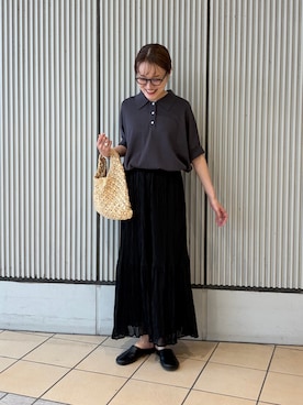 「URBAN RESEARCH DOORS（アーバンリサーチドアーズ）のアイテム（その他シューズ）」を使った、mayouedaさん（レディース・156cm）の夏コーディネート