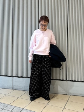 「かぐれ（カグレ）のアイテム」を使った、mayouedaさん（レディース・156cm）の春コーディネート