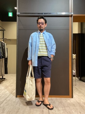 「Eddie Bauer（エディーバウアー）のアイテム（その他）」を使った、エディーバウアー@モラージュ菖蒲店さん（メンズ・173cm）の夏コーディネート