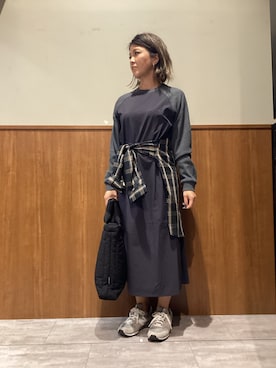 「Eddie Bauer（エディーバウアー）のアイテム（バッグ）」を使った、エディーバウアー@モラージュ菖蒲店さん（レディース・153cm）の秋コーディネート