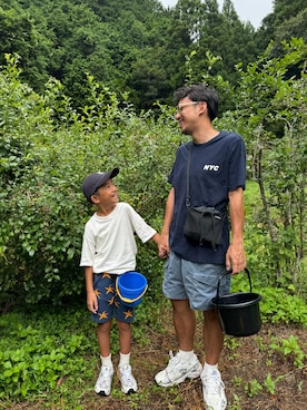 kotaro&papaさん（キッズ・122cm）の秋コーディネート
