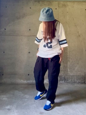 「NIKE（ナイキ）のアイテム」を使った、ありさん（レディース・149cm）の夏コーディネート