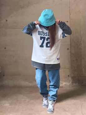 「AIR JORDAN（エアジョーダン）のアイテム」を使った、ありさん（レディース・149cm）の春コーディネート