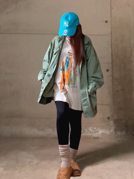 「GAP（ギャップ）のアイテム」を使った、ありさん（レディース・149cm）の春コーディネート