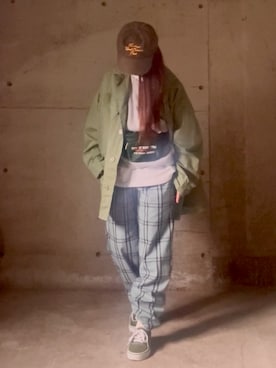 「アイテム（その他アウター）」を使った、ありさん（レディース・149cm）の秋コーディネート