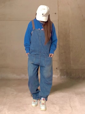 「Carhartt（カーハート）のアイテム」を使った、ありさん（レディース・149cm）の春コーディネート