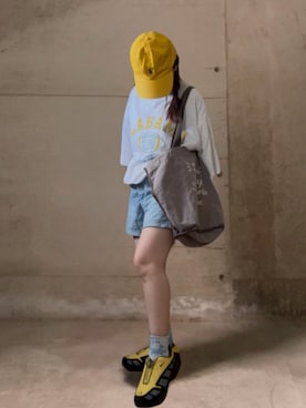 「Levi's（リーバイス）のアイテム（パンツ）」を使った、ありさん（レディース・149cm）の夏コーディネート