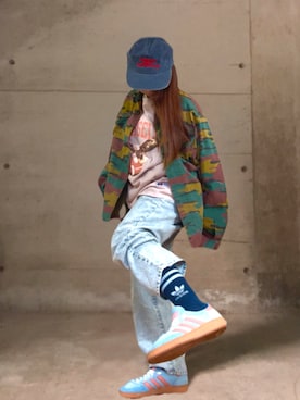 「Russell Athletic（ラッセルアスレティック）のアイテム」を使った、ありさん（レディース・149cm）の春コーディネート