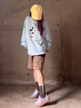 「アイテム（ソックス/靴下）」を使った、ありさん（レディース・149cm）の秋コーディネート