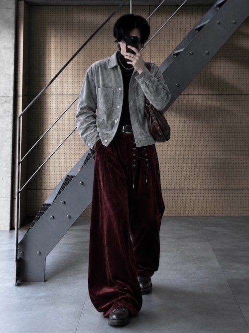 「SHINYAKOZUKA(シンヤコヅカ)のcity antique miner(ブルゾン)」を使った、Aranさん(メンズ・177cm)の秋コーディネート