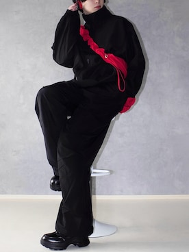 「Confirm（コンファーム）のアイテム（ジャケット/アウター）」を使った、Aranさん（メンズ・178cm）の春コーディネート
