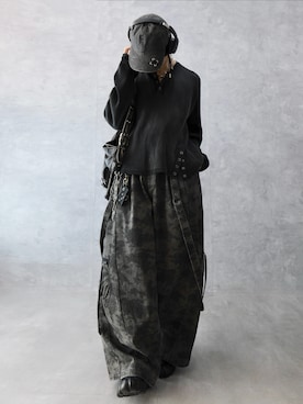 「ANDER HUNK（アンダーハンク）のアイテム」を使った、Aranさん（メンズ・177cm）の冬コーディネート