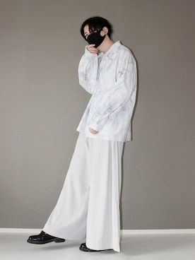 「shiki tokyo（シキトウキョウ）のアイテム（パンツ）」を使った、Aranさん（メンズ・178cm）の秋コーディネート