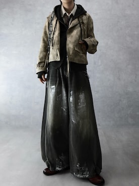 「blatto（ブラット）のアイテム」を使った、Aranさん（メンズ・177cm）の冬コーディネート