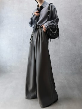 「アイテム（ネクタイ）」を使った、Aranさん（メンズ・177cm）の春コーディネート