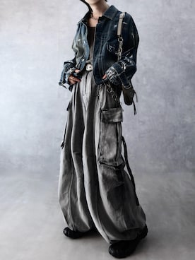 「ANDER HUNK（アンダーハンク）のアイテム」を使った、Aranさん（メンズ・177cm）の春コーディネート