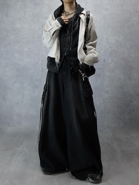 「アイテム（パーカー）」を使った、Aranさん（メンズ・177cm）の秋コーディネート