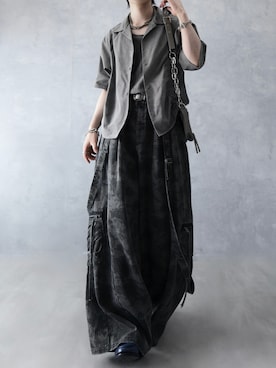 「SBG（エスビー）のアイテム」を使った、Aranさん（メンズ・177cm）の夏コーディネート