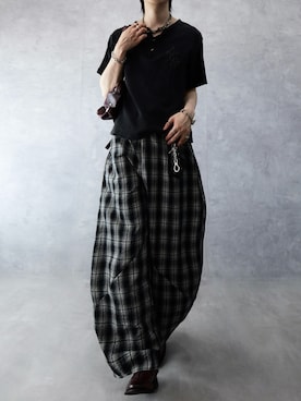 「Berwick1707（バーウィック）のアイテム」を使った、Aranさん（メンズ・177cm）の春コーディネート
