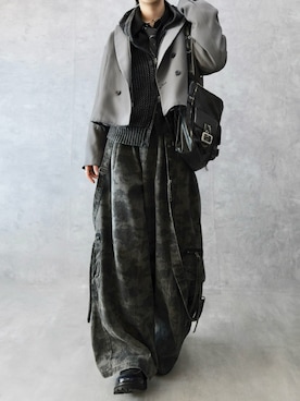 「アイテム（テーラードジャケット）」を使った、Aranさん（メンズ・177cm）の春コーディネート