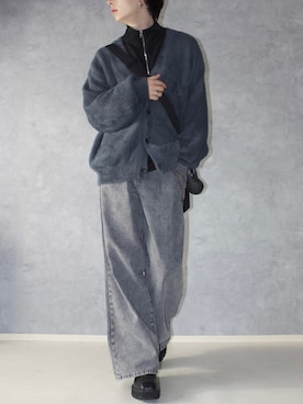 「アイテム（ウォレットチェーン、その他）」を使った、Aranさん（メンズ・178cm）の秋コーディネート